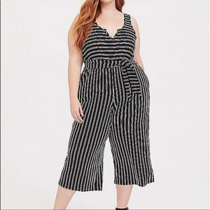 Nwt Torrid size 3 striped ribbed Jumpsuit